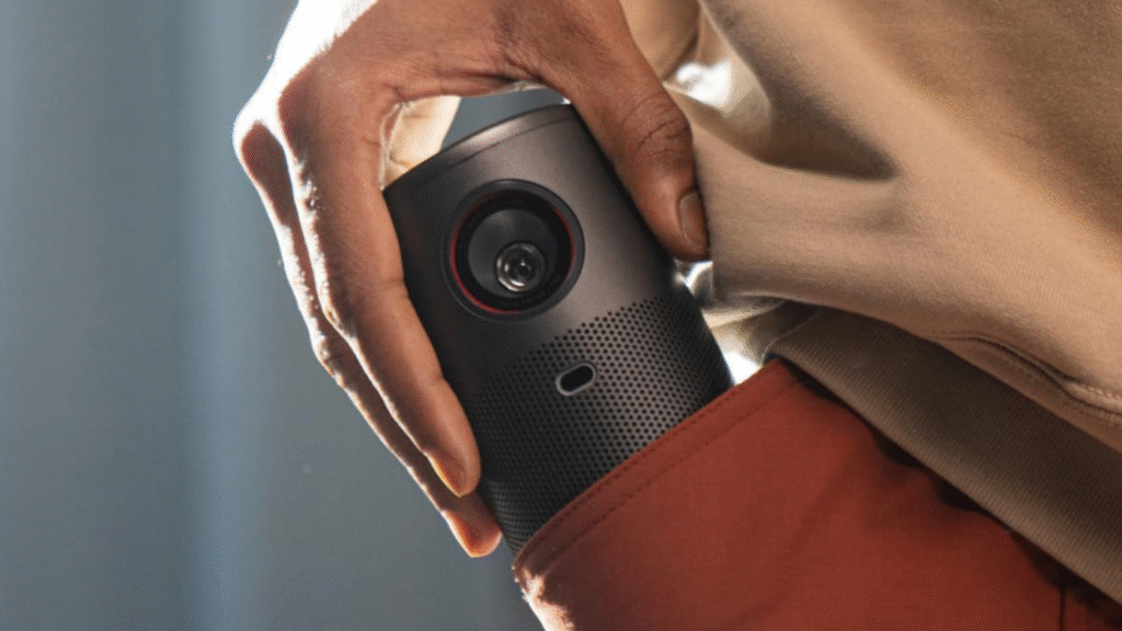 I found the perfect compact portable projector with Google TV that won't wreck your wallet