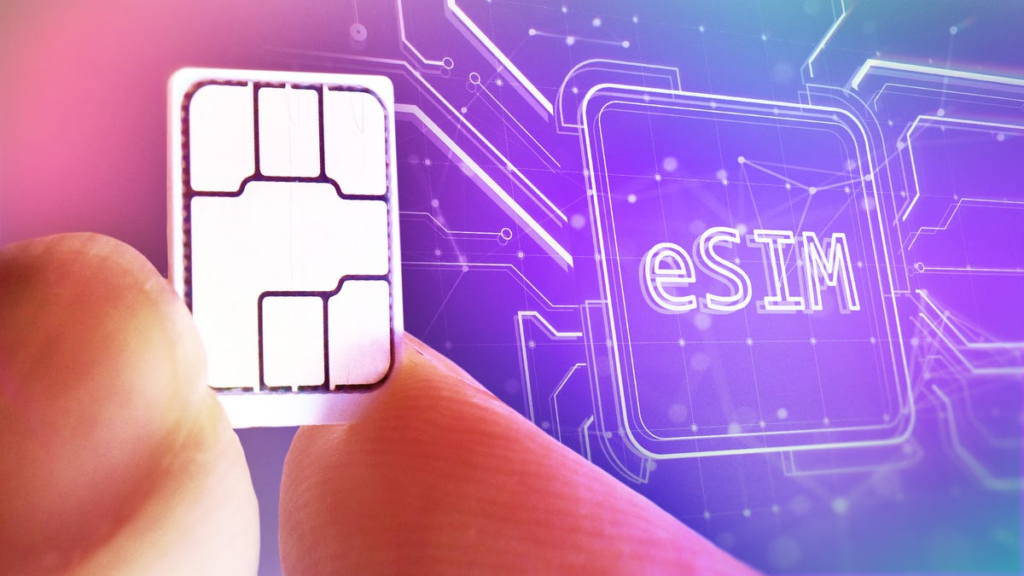SIM and eSIM graphic