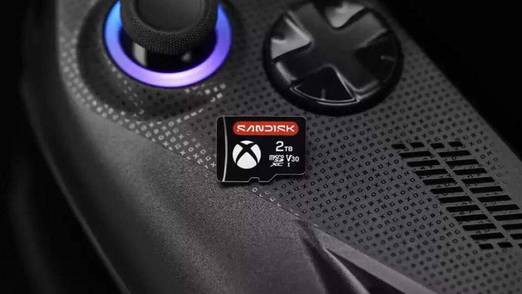 Sandisk exclusive, officially licensed storage drive with Xbox Ally X