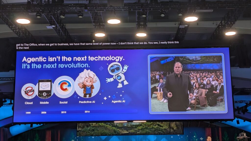 “This is the next revolution” – Salesforce CEO Marc Benioff hails the arrival of the ‘agentic enterprise’ "This is the next revolution” - Salesforce CEO Marc Benioff hails the arrival of the 'agentic enterprise'