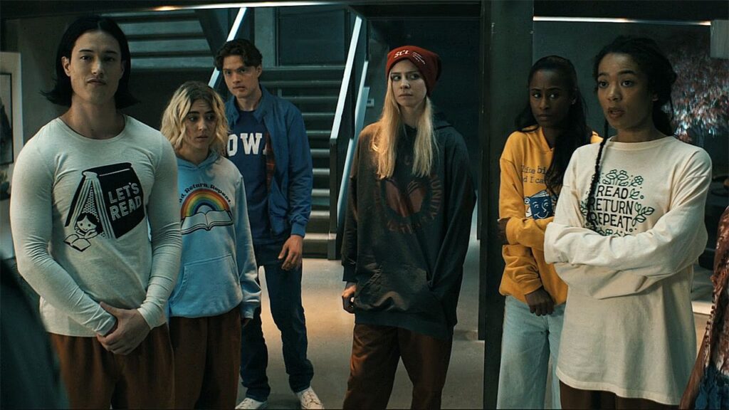 A group shot of Gen V's heroes in season 2 episode 6 of the Prime Video show