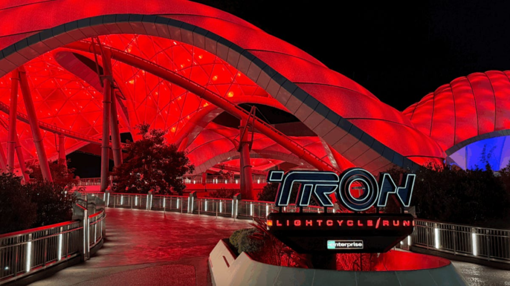 An image of Tron Lightcycle Run at Disney World